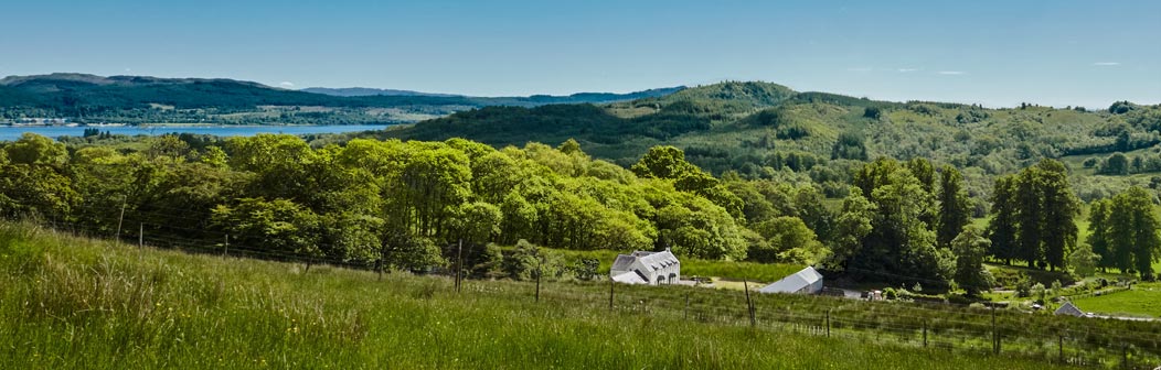 View over Achnacone to Loch Creran