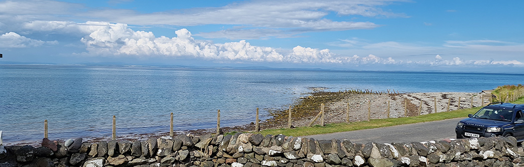 View from Rhum Cottage