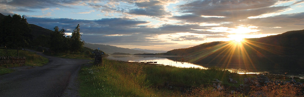 Sunset over Loch Sunart