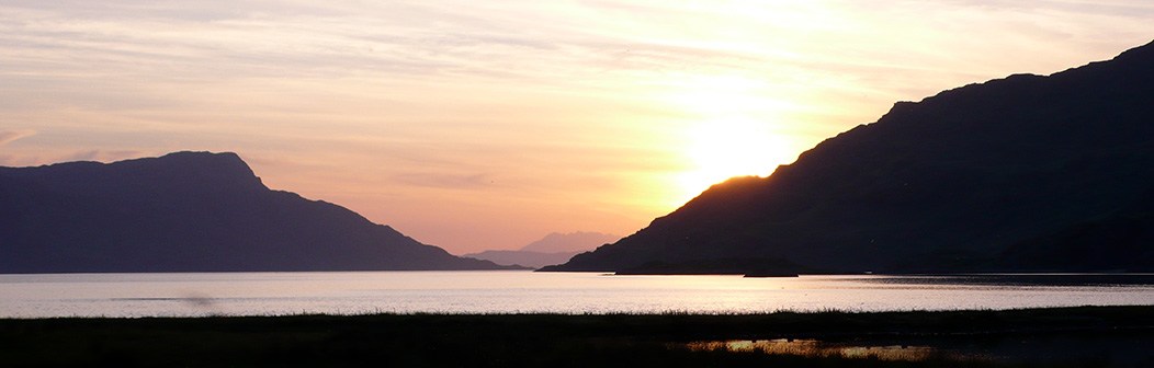 Sunset from The Bothy/Old Schoolhouse