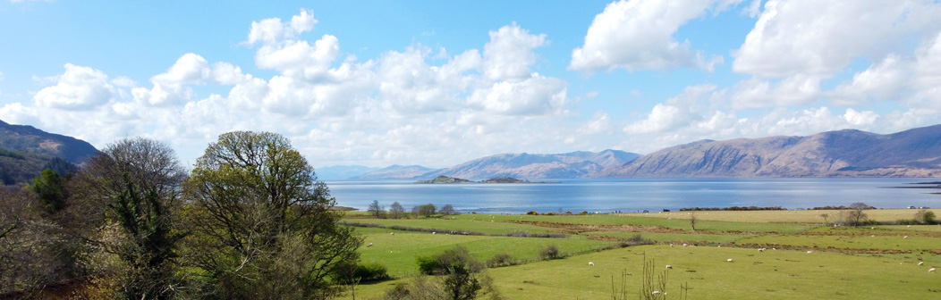 View from Cuil Bay Cottage