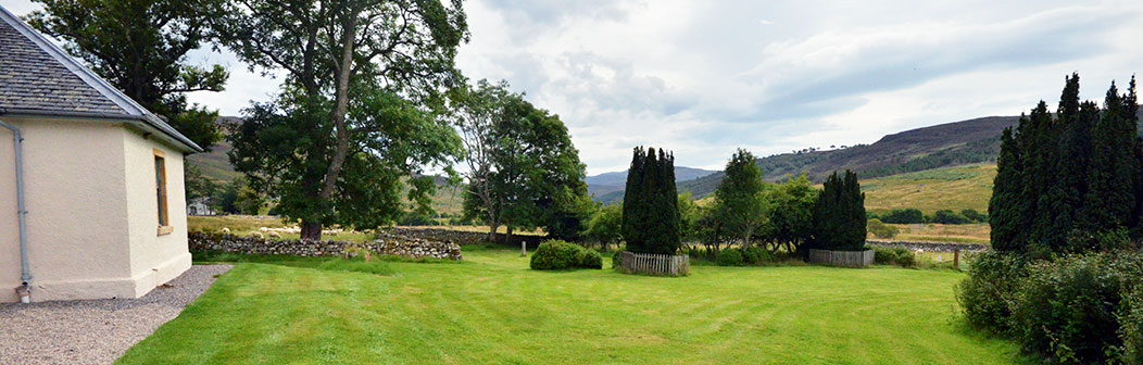 View from Croick Manse