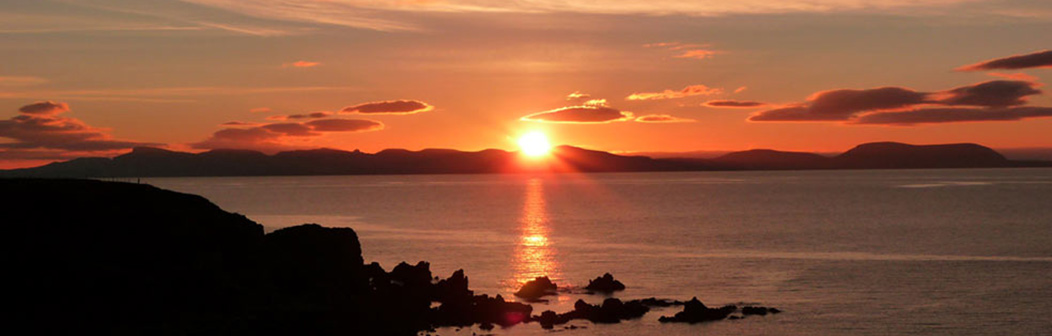 Sunset from Pebble Coast