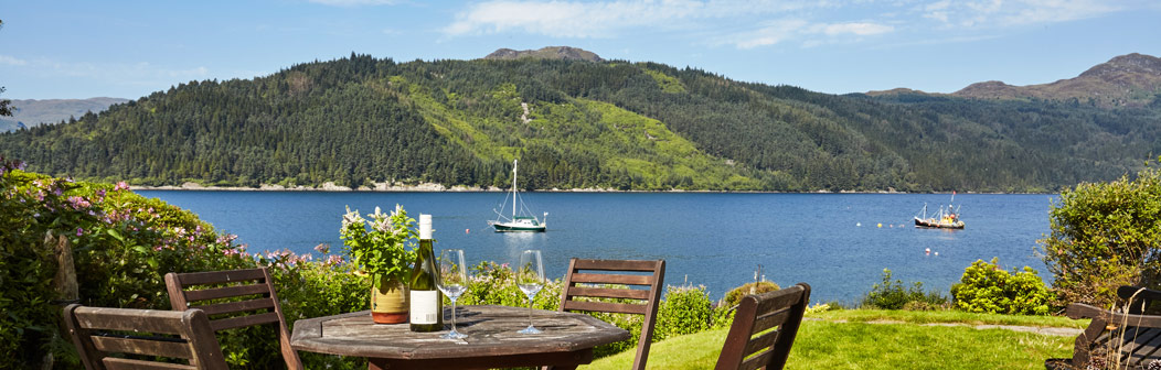 View from The Croft Loch Long