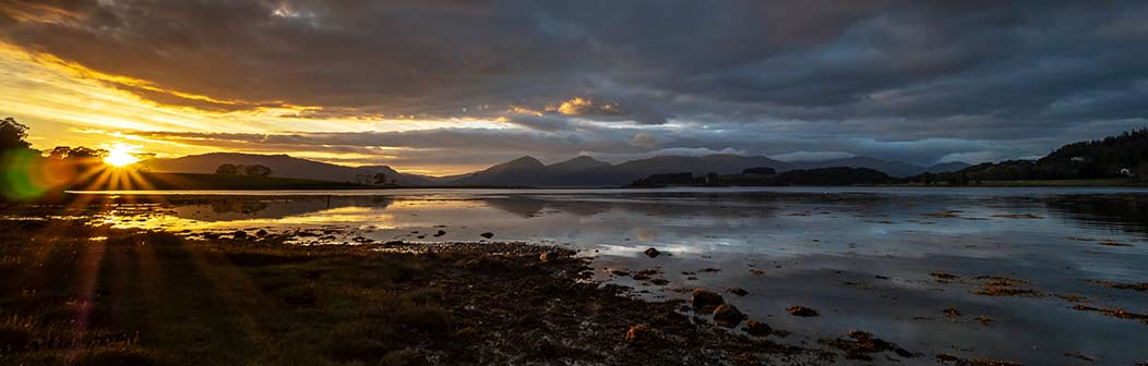 Sunset from Cuildhu Croft