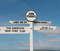 John O' Groats Sign Post