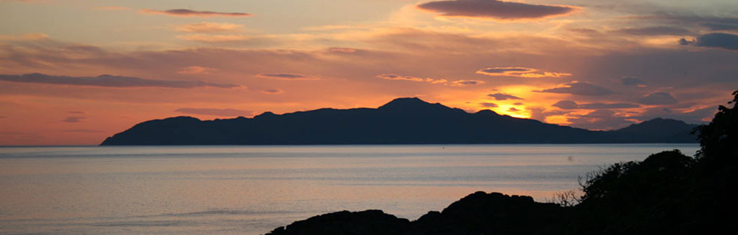 Sunset from The Drimnin Estate