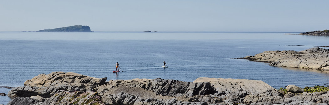 Nearby scenic coastline