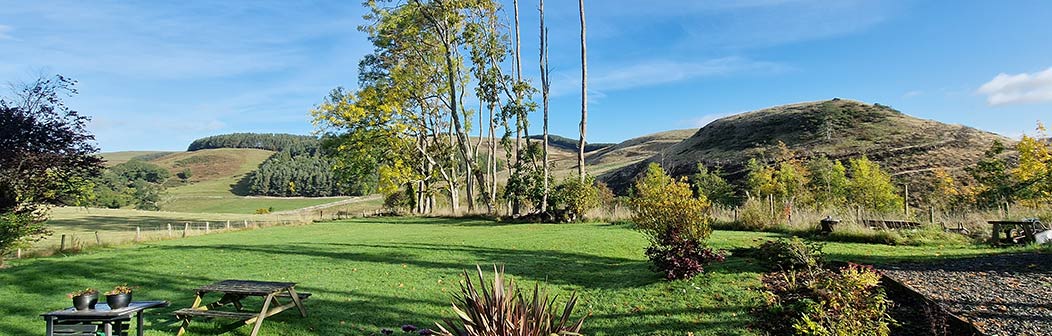 View from Edgerston Cottage