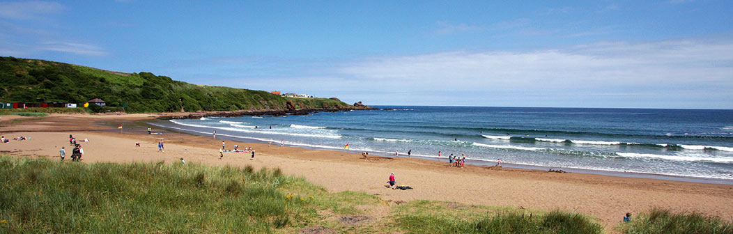 Coldingham beach