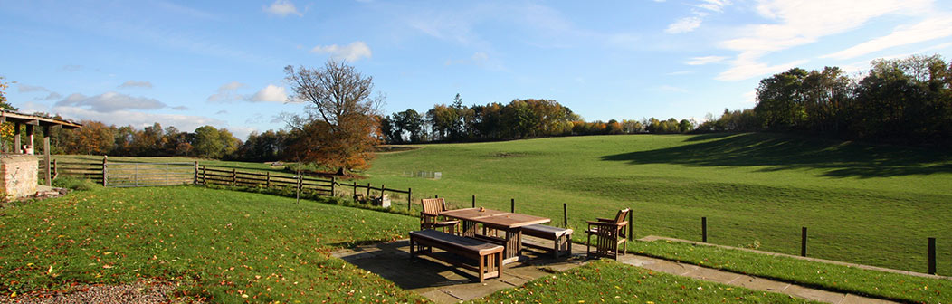 View from Kippilaw Garden Cottage