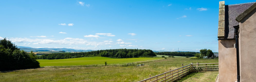 View from Lennelhill Cottage