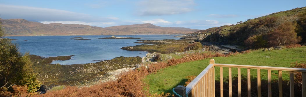 View out over Loch Eishort