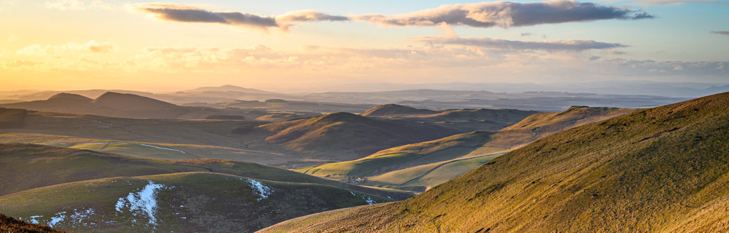 The beautiful Cheviot hills