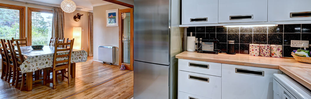 Kitchen and dining room Kitchen and dining room