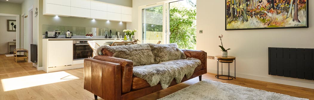 Open plan living area Open plan living area