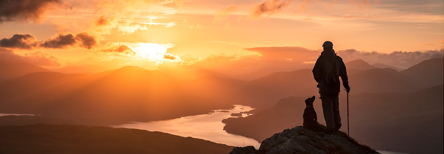 Overlooking Loch Katrine Overlooking Loch Katrine