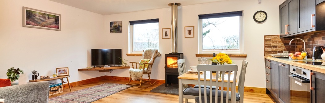 Open plan living area Open plan living area