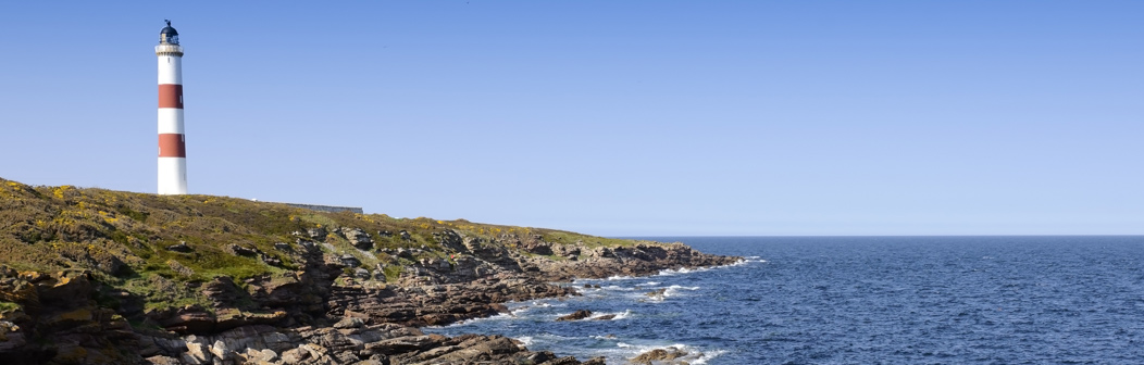 Tarbat Ness Lighthouse in Tain