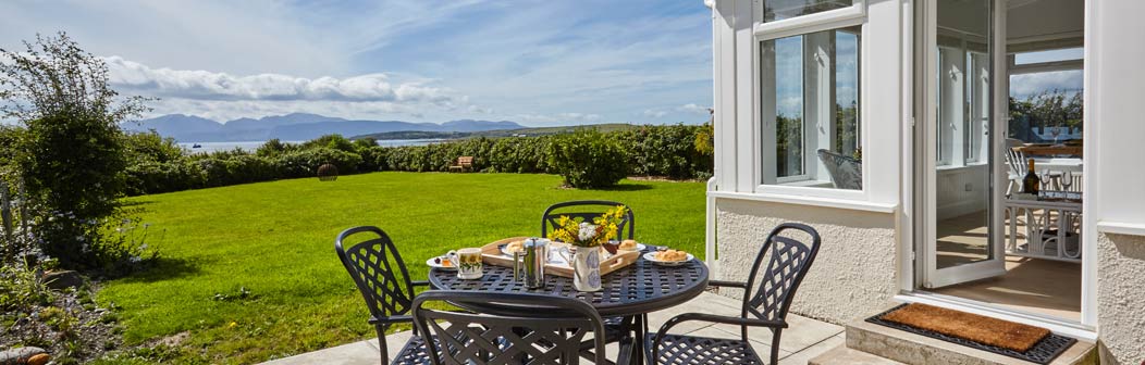 Patio seating area