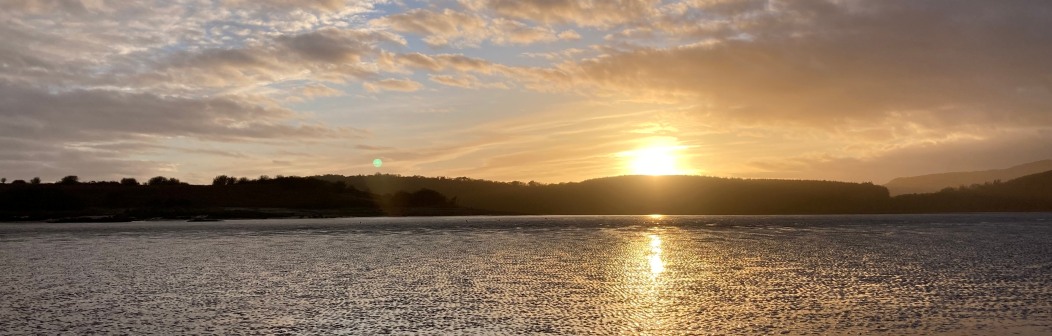 Sunset over Rockcliffe Beach