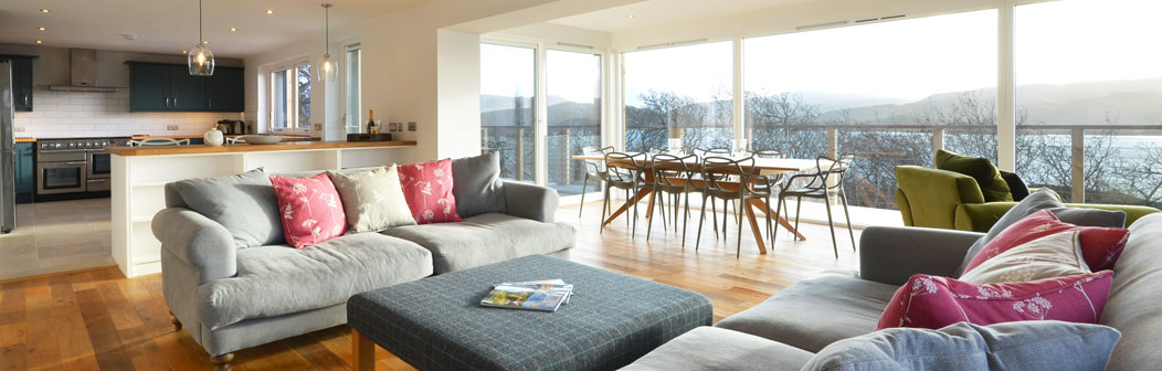 Open plan living area Open plan living area